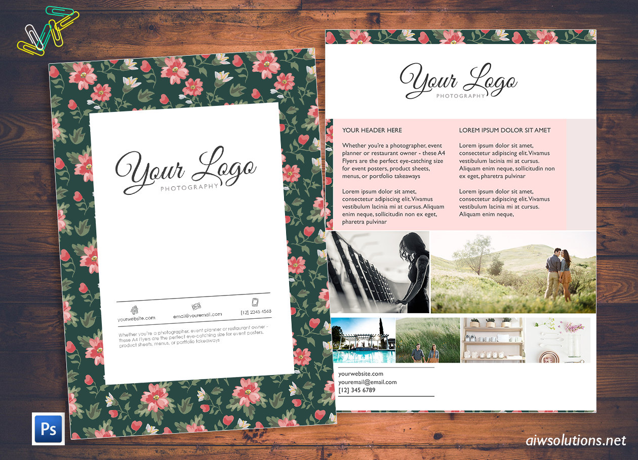 event postcard template