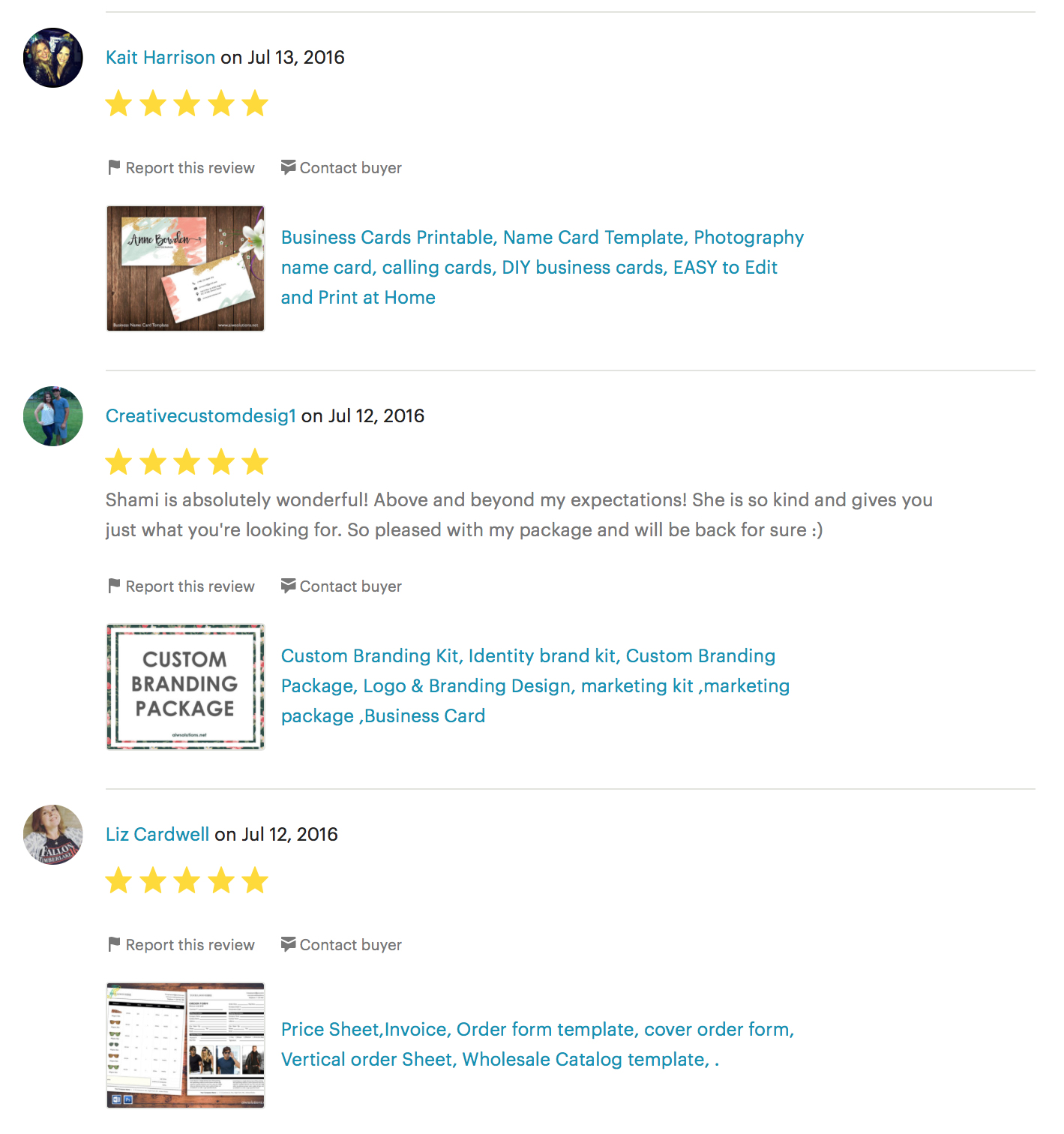 customer review for graphic design service 3