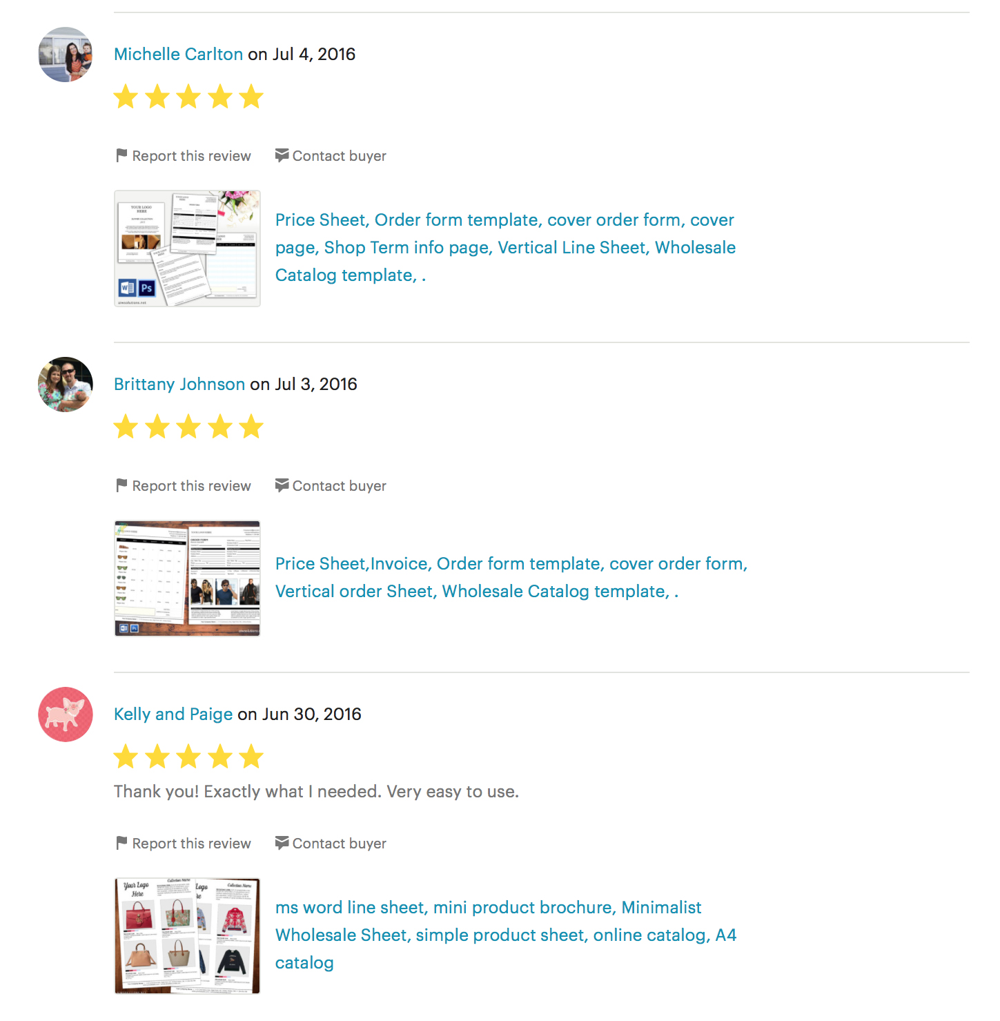 customer review for graphic design