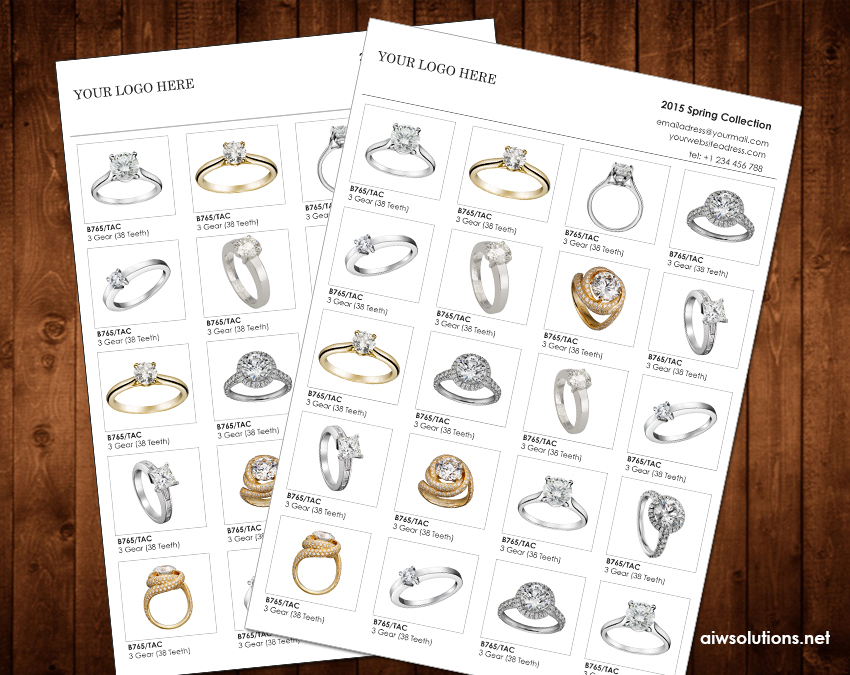Wholesale Linesheet Template Line Sheet Template Product Brochure Minimalist Wholesale Sheet Jewelry Catalog Template