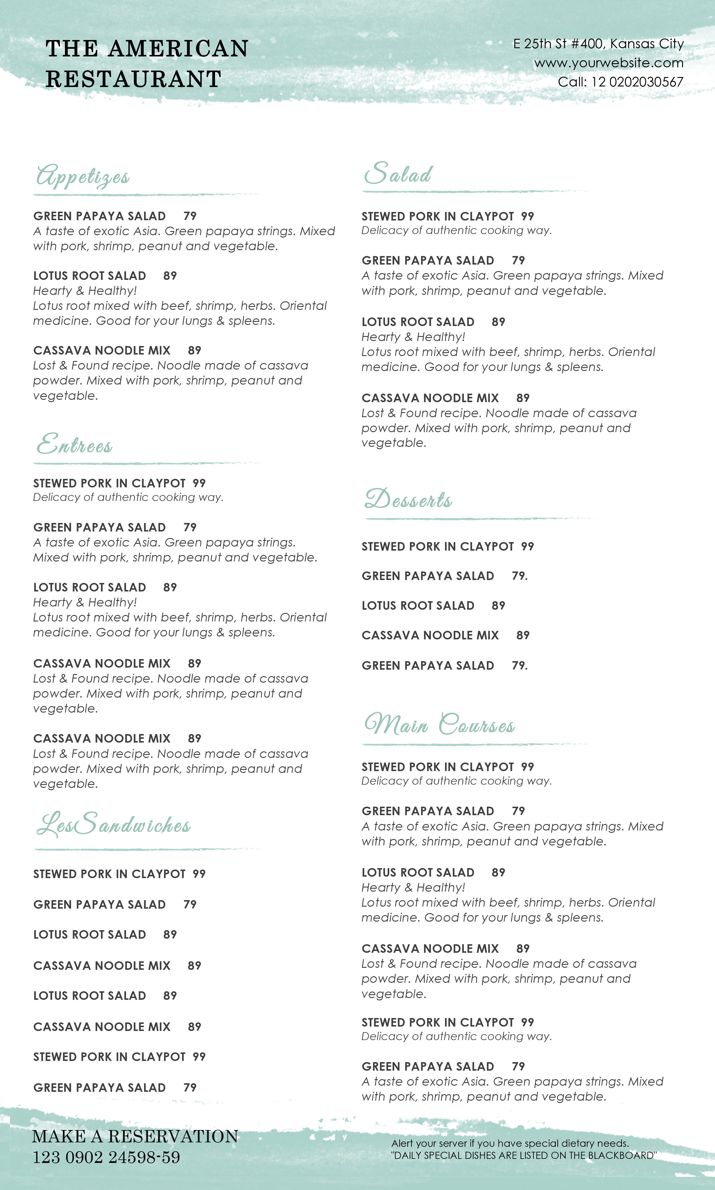 microsoft publisher menu templates