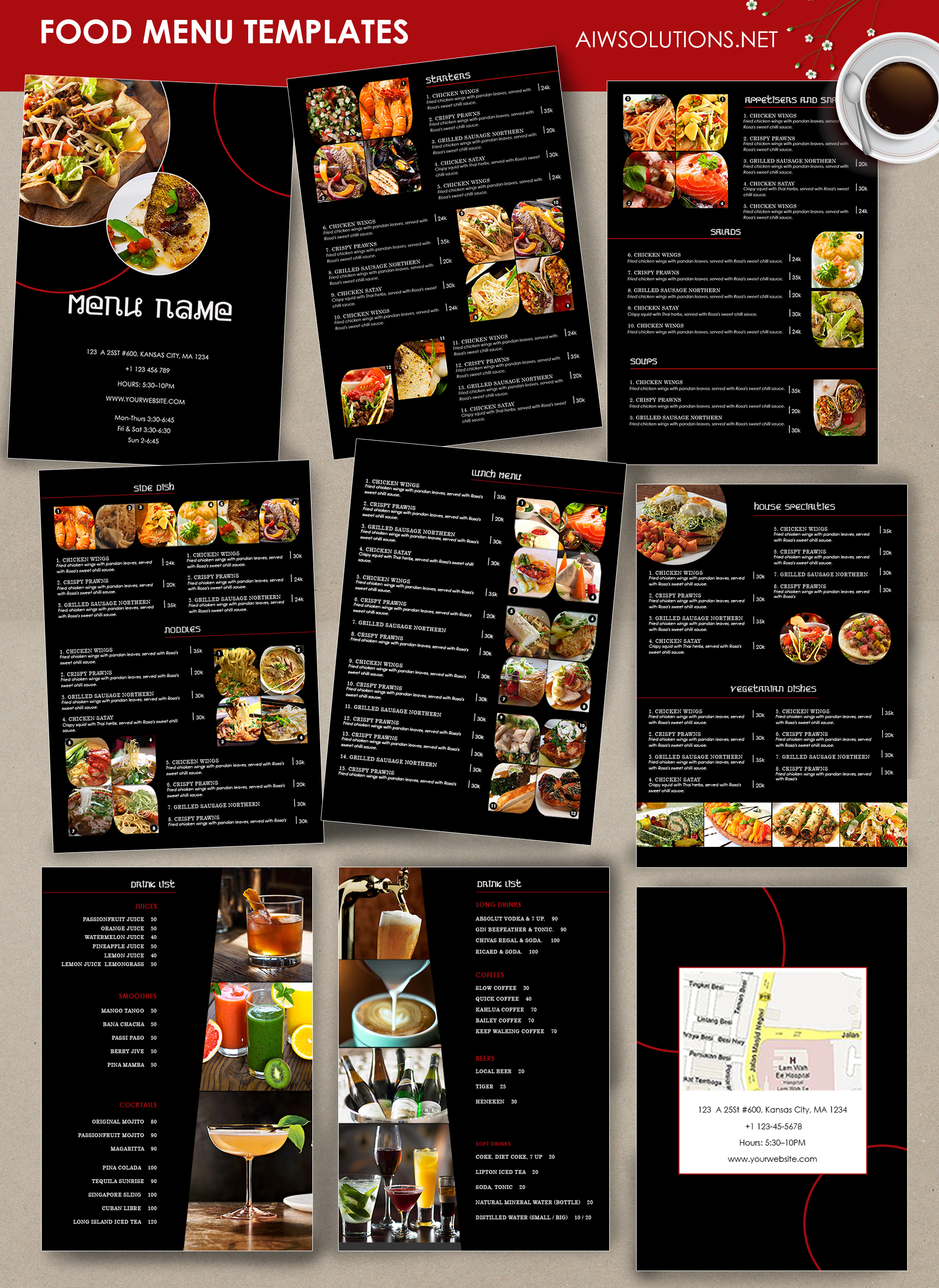 design  u0026 templates  menu templates  wedding menu   food menu  bar menu  template bar menu